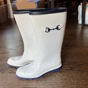 GUCCI Rubber Mid- calf Rain Boots  size 8 / 38.
